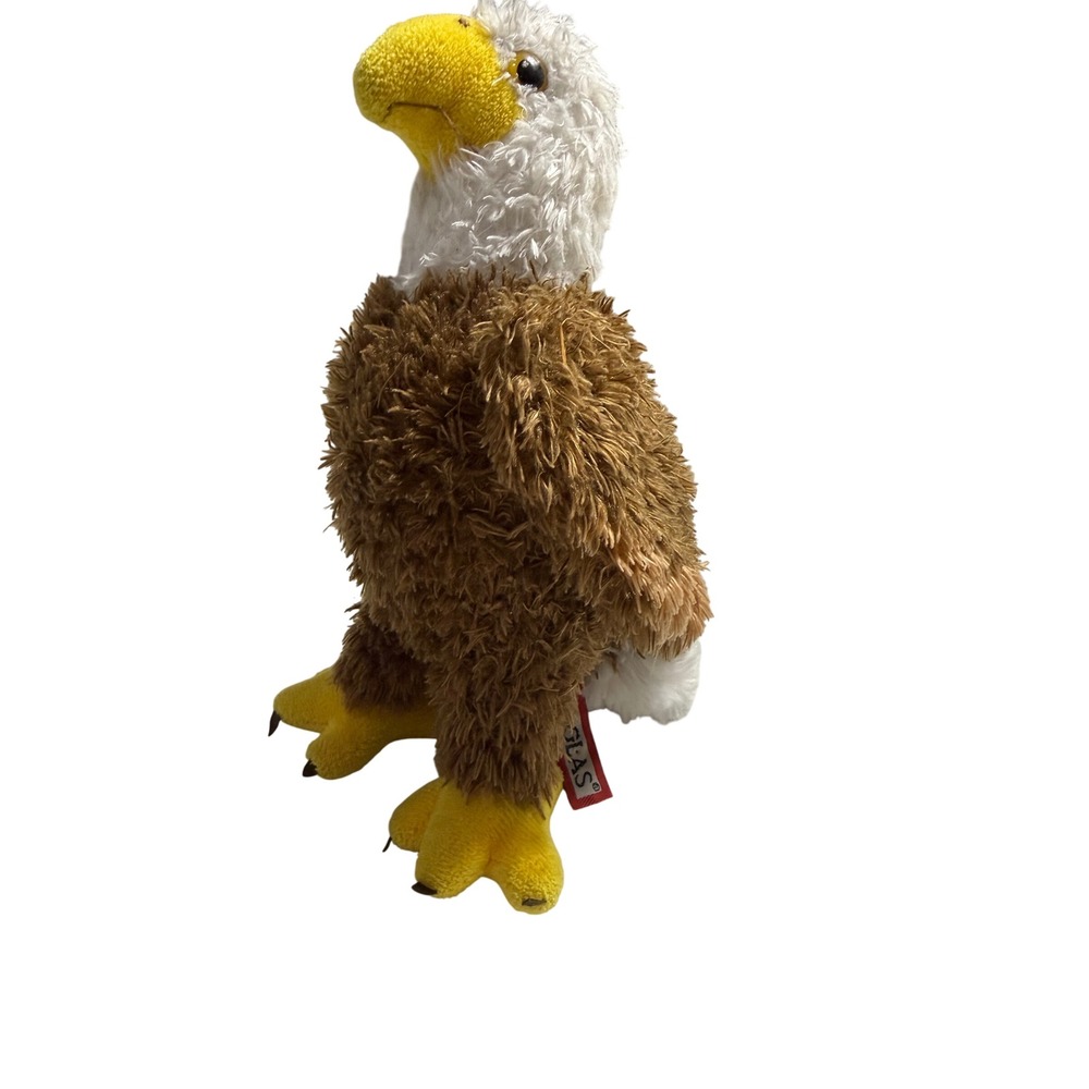 Douglas Bald Eagle Colbert Plush Brown EUC Realistic Soft Stuffed Animal 9in